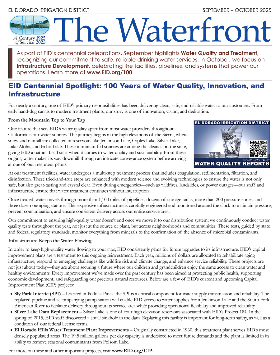 The September/October Waterfront newsletter 📰 is available online 💻

🔗 EID.org/Waterfront