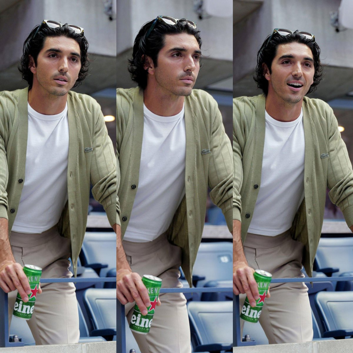 The best morning ever to wake up to this gorgeous man out and about in the world. #taylorzakharperez