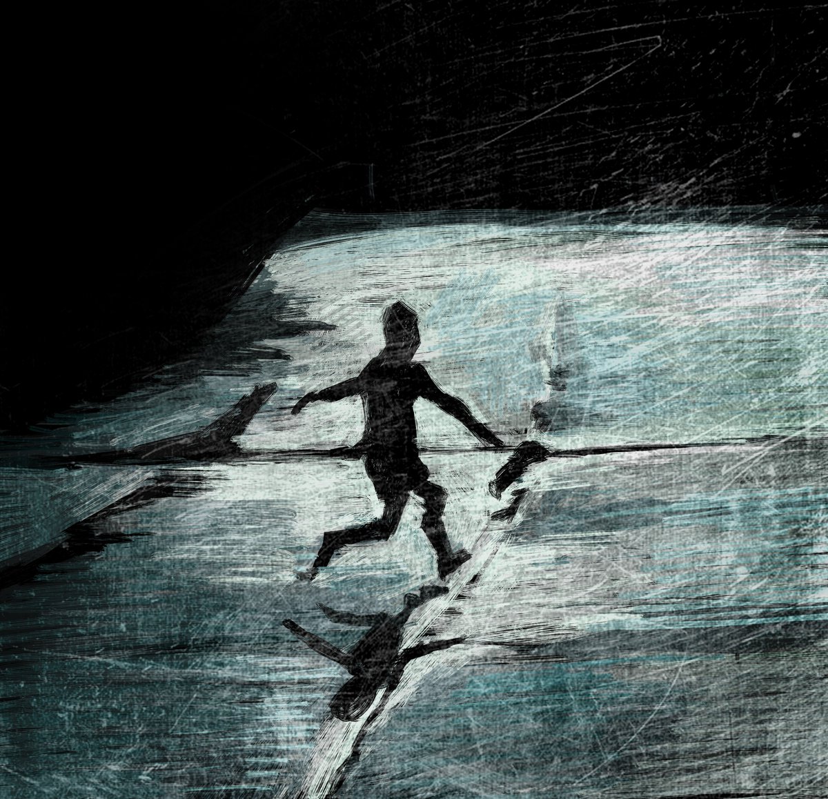 crimes as paintings:

Jaywalking