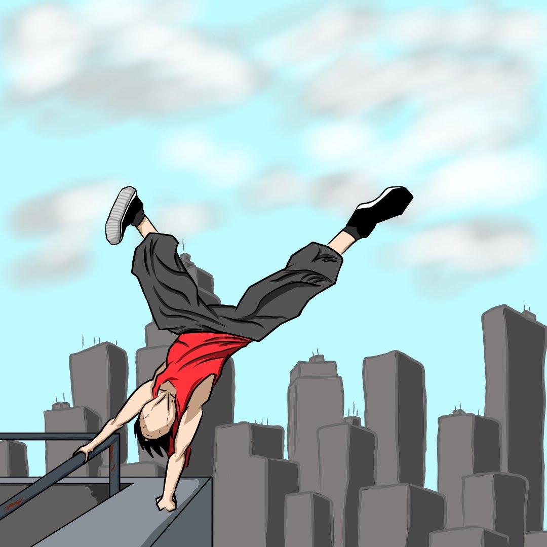 La adrenalina empieza dónde termina el miedo 
#digitalart #dibujo #drawingart