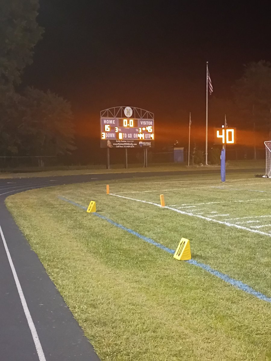 It's a final here. The Holy Cross Indians (3-0) remain undefeated with a 45-15 win over the Clermont Northeastern Rockets (0-3).
