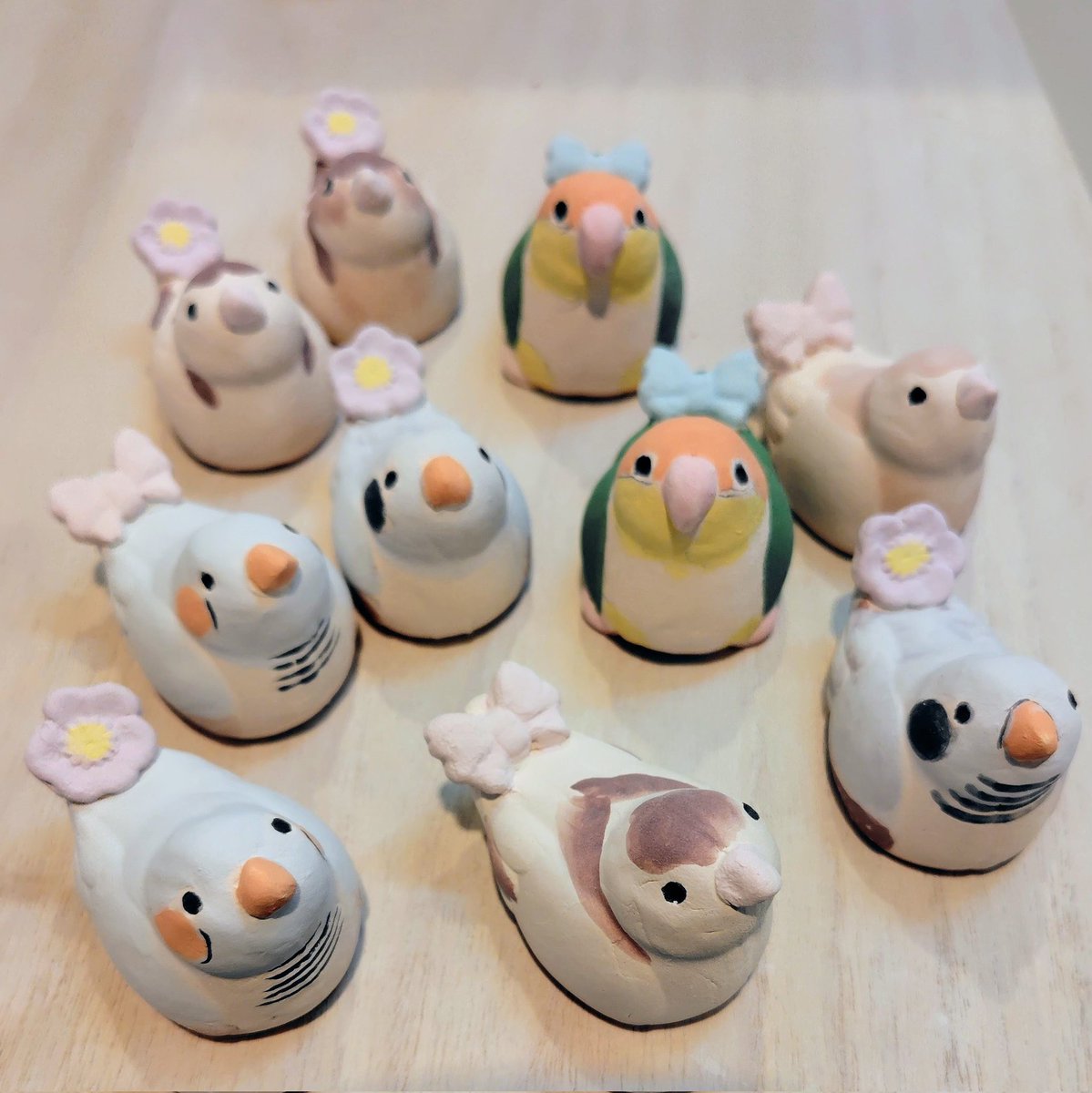 まめるり@小鳥豆皿・陶器帯留め・羽織クリップ・小鳥雑貨 on X