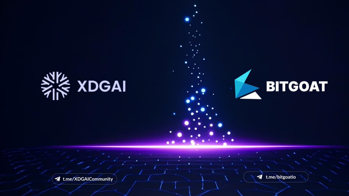BitGoat_io's tweet photo. 🤑Partnership Announcement with @xdgainet
🫡XDGAI (X-modal Decentralized Optimization Generative Engines) is a next-gen decentralized AI platform built for Web4.
😘We have a special event in miniapps of #BitGoat & #XDGAI, take a look!
#AI #Web3 #Bitcoin #Binance https://t.co/v7wMNJ8mEZ