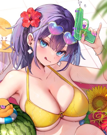 メロンブックス様の「うりぼう うちのこ これくしょん」に水渡さん水着ver.が参加しております☀

こちらの絵柄を使用した受注グッズがございます!
9/15(月)締切なので気になる方はお早めに✨
https://t.co/ffuH3wMkF5 