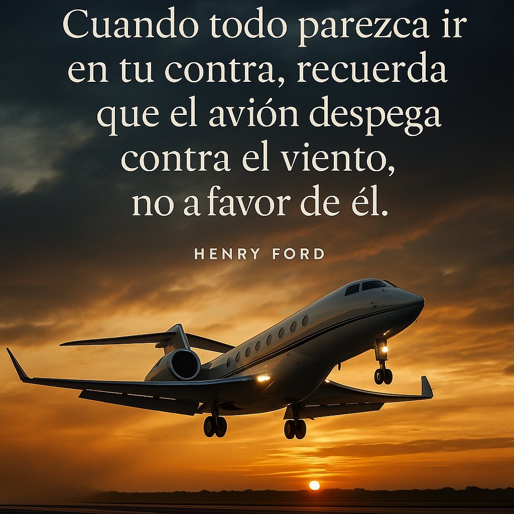 Las dificultades solo son impulso para despegar más alto.
Que disfruten su fin de semana con la mejor actitud 🙌