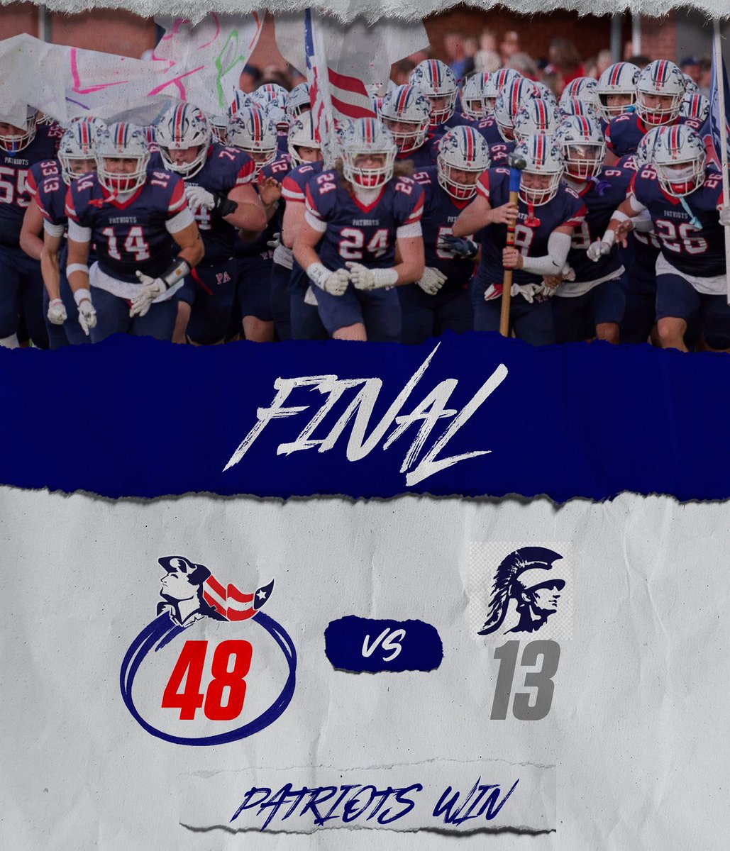 Victory. #PatriotPride