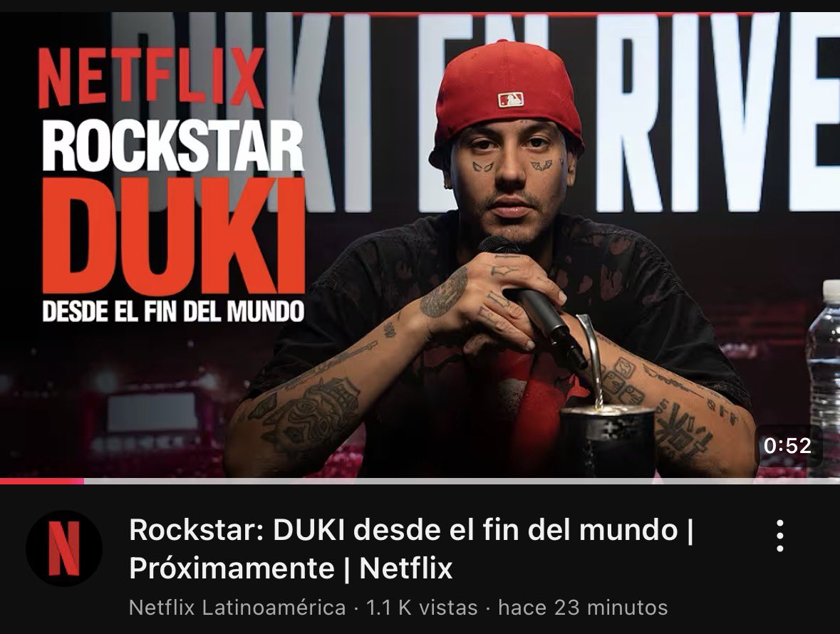 planetaduki's tweet photo. Duki saca su documental con Netflix, KE? https://t.co/bhtSNQmWbE