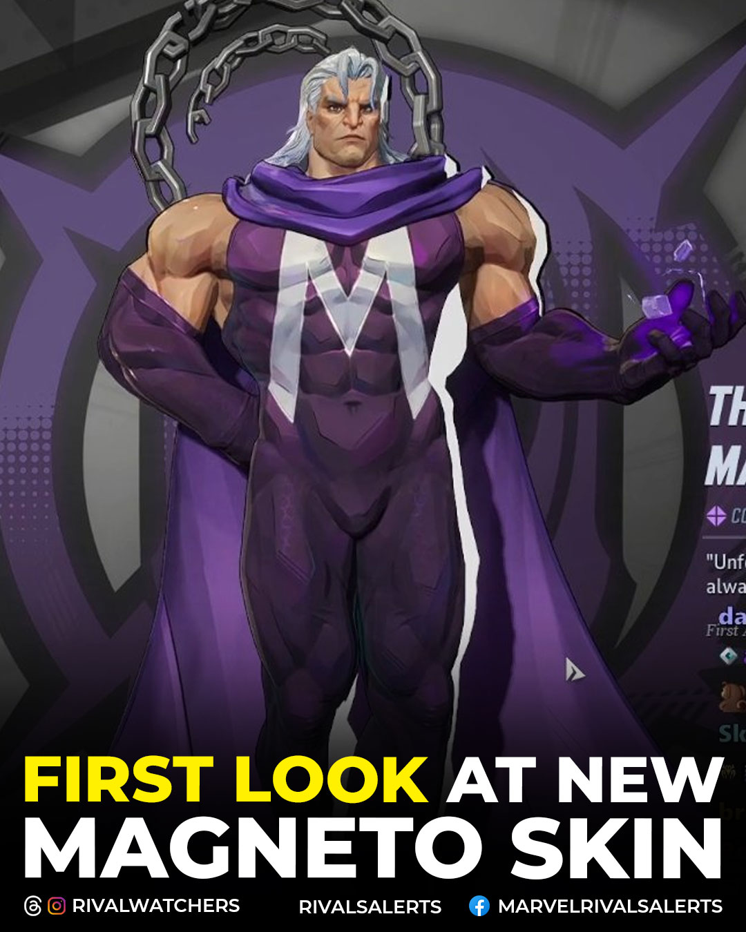 Magneto In Marvel Rivals Magneto Kosmetik
