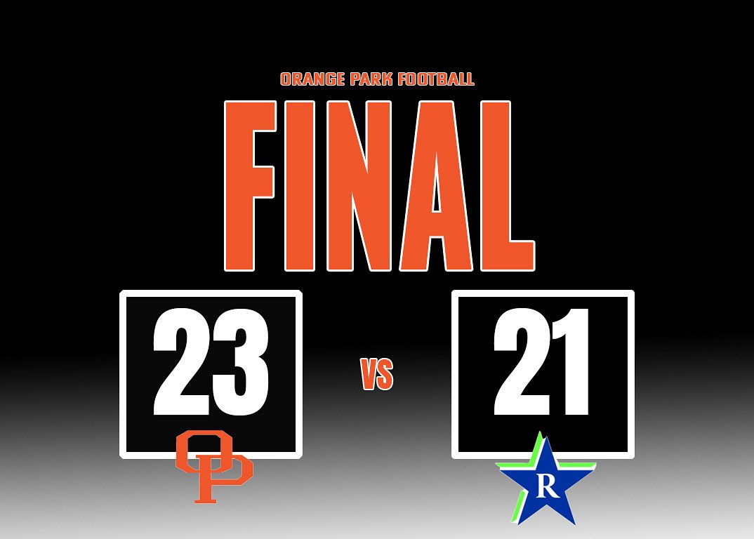 Raiders W‼️ Final from Hoyt B. Cotney
#TheRaiderWay 🍊