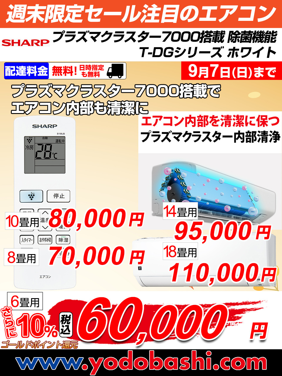 【週末だけ値下げセール‼️】窓エアコン 格安！ ウインドー エアコン キッチンカーなどにどうぞ