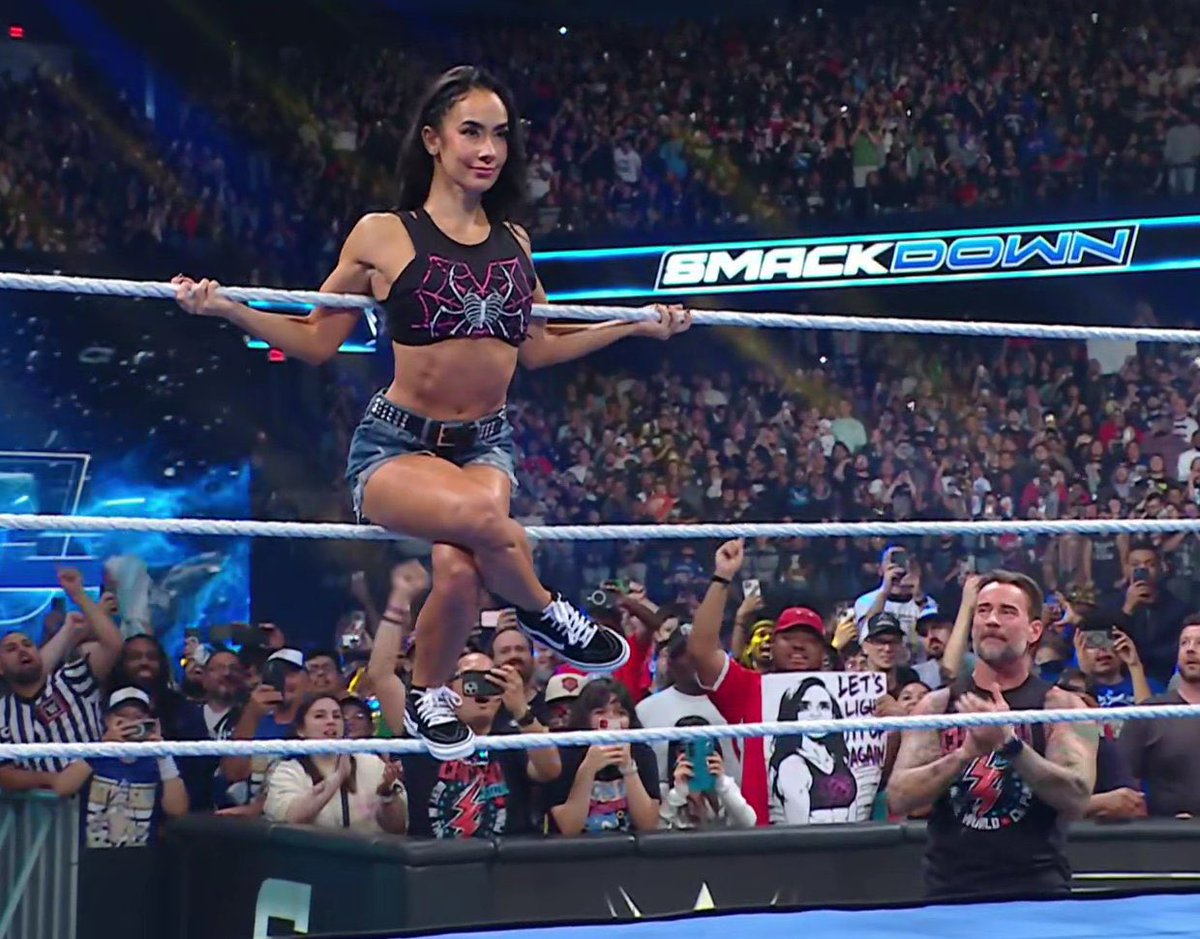 FlairFantasy's tweet image. 2015                                                              2025

WELCOME HOME, AJ LEE.