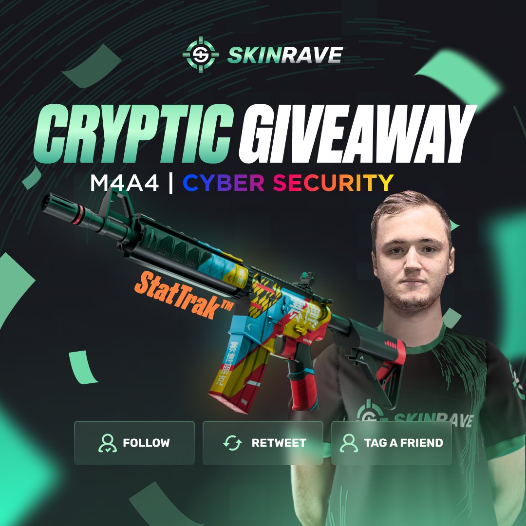 CrypticTW's tweet image. Yo @SkinraveEsports is letting me do a giveaway in celebration of us joining!
Follow me & @SkinraveEsports
Retweet
And tag a friend for your chance to win this skin