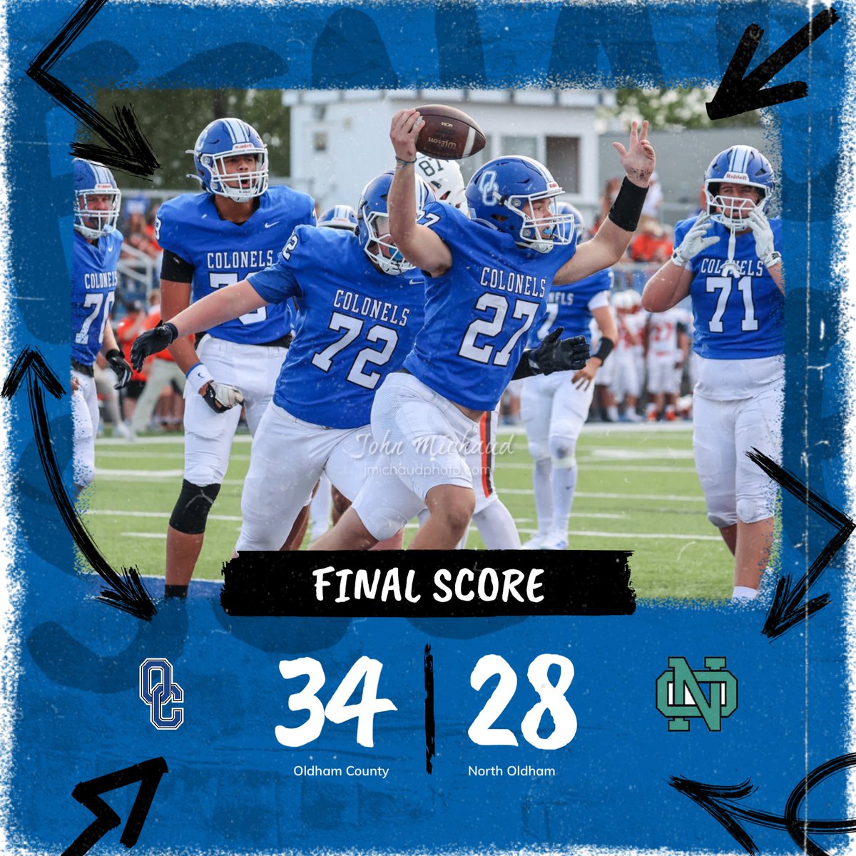 Your Colonels ring the bell and move to 3-0! #WEAREOC #COLONELUP
