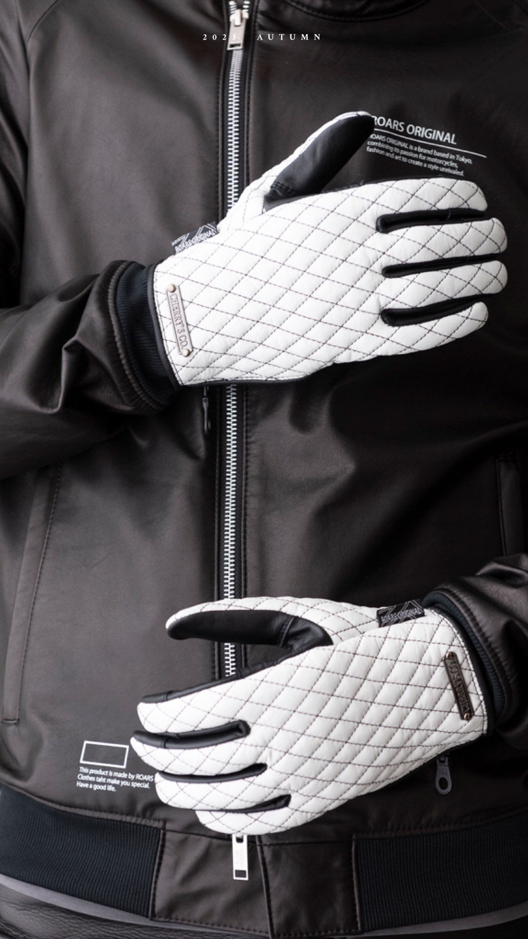 バイクウェア・装備 Cherry's Company X ROARS ORIGINAL GLOVE CHERRY'S COMPANY×ROARS ORIGINAL LEATHER GLOVES | MOTOR