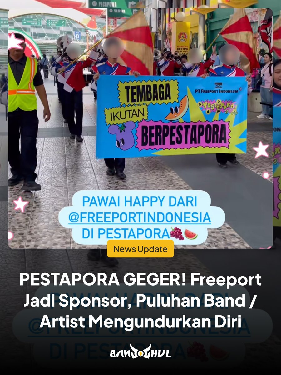 bangghulam's tweet image. Di tengah situasi Indonesia yang lagi kacau balau, kini para seniman musik harus dikecewakan oleh festival.