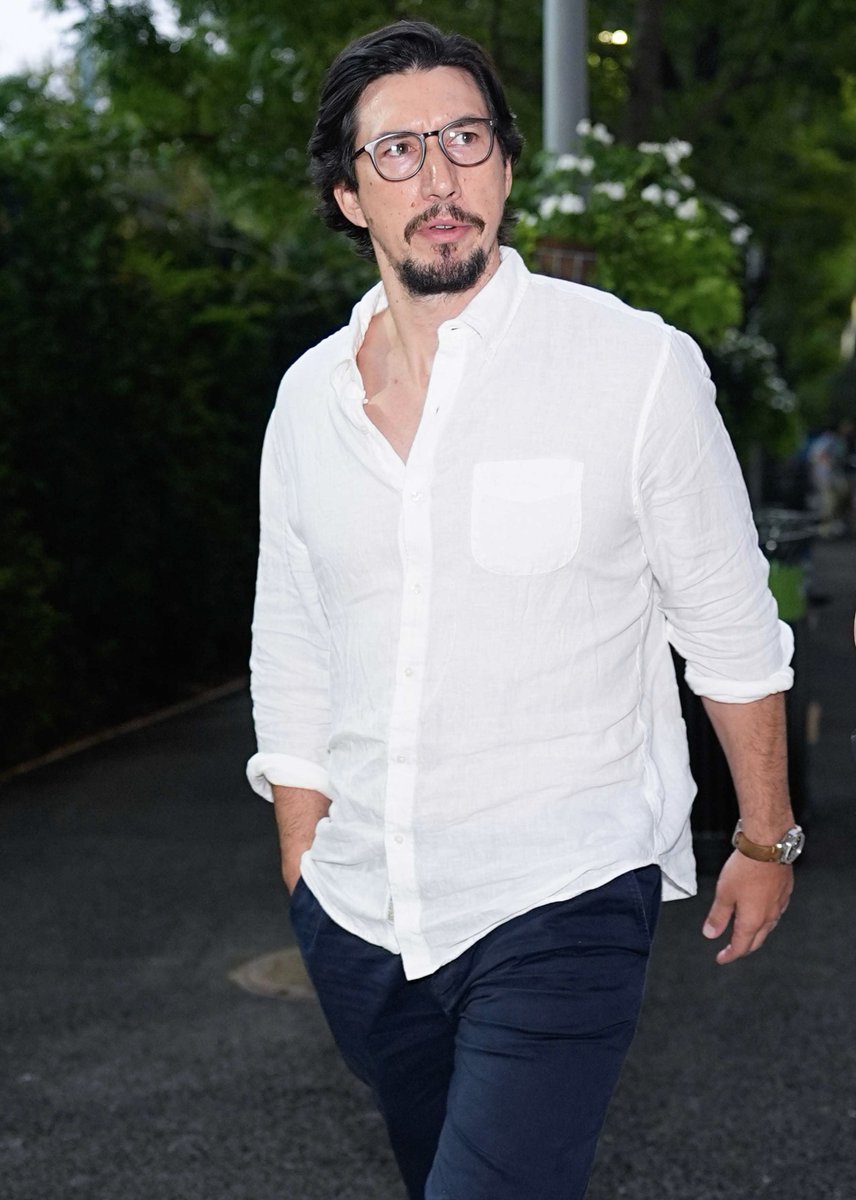 adamdrivercentl's tweet photo. I’ll be here just looking 🤩

NEW - Adam Driver attends the US open, Sep 5, 2025, HQ https://t.co/UEvqNdE6I2