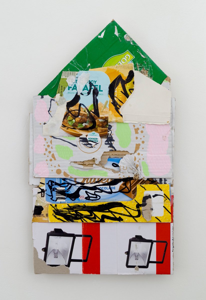 48073's tweet image. - 22006 this is our house -

Artist: 48073
Year: 2022.
Size: 30x53cm.
Material: Acrylic, plastic rope, cardboard boxes, marker, canvas on cardboard.

#assemblageart #assemblage #abstractarts #hedendaagsekunst #contemporaryart #contemporaryartist  #artcontemporain