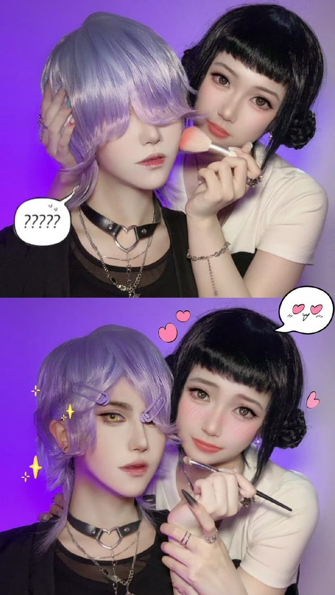MiukoCosplay's tweet photo. 💓KPop Demon Hunters Zoey &amp; Sajaboys Mystery ~ 😽Let me do your makeup today!
KPop Demon Hunters WIGS here: https://t.co/WhxgLQg5ME
Sajaboys WIGS here: https://t.co/4ArjVPsv8O
More wonderful cosplay items here: https://t.co/v8l9mnffER    #zoey #Sajaboys #Sajaboyscosplay https://t.co/ous8hFPDDM