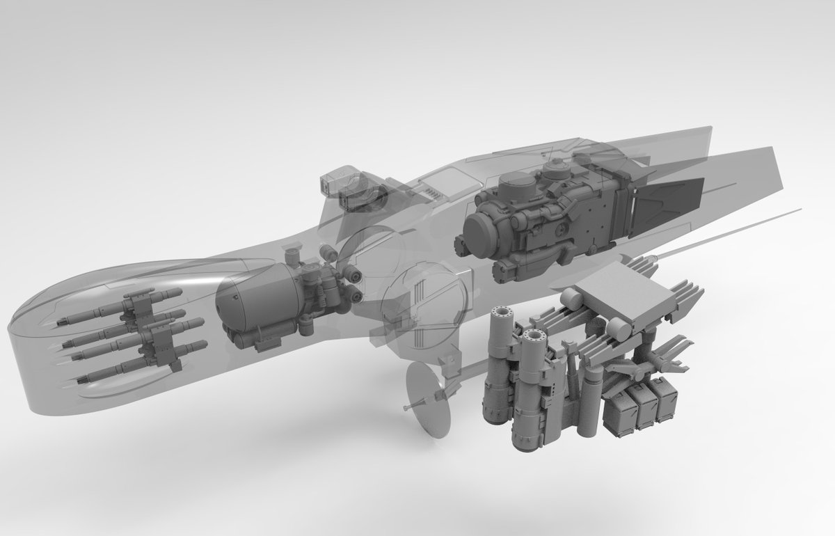 中央部分の内部構造を描き終えました。

#銀河英雄伝説