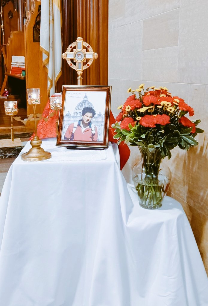 TheGrottoParish's tweet photo. Sunday, September 7th is our parish picnic and we'll celebrate our Lady's Birthday and the canonization of Bl. Carlo Acutis with a documentary titled "I AM WITH YOU" in the School at 11:30 a.m. and 2:00 p.m. Everyone is invited to enjoy the day with us! https://t.co/pwZHSOFEVI