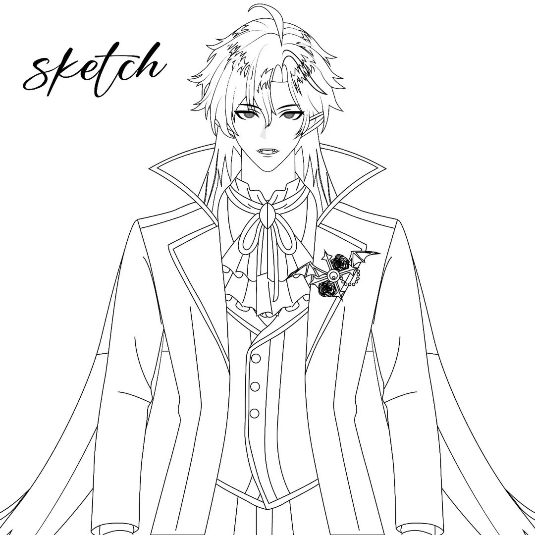 Full project complete Sketch my client for trusting me with this❤️
#VTuber #pngtuber
