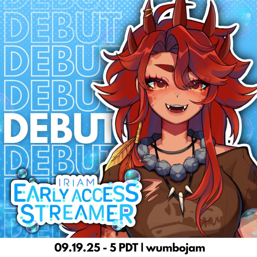wumbojam🪨🤘 (@wumbojam) on Twitter photo GM STREAKS WE BALLIN OUT HERE 💥💥💥
Catch me as I #JumpOnIRIAM over at <a href="/IRIAM_US/">IRIAM US|Virtual Streaming App</a> !!
First stream goes live on September 19 at 5 PDT! We'll be tactically yapping (and maybe scuffed singing 😎) GM STREAKS WE BALLIN OUT HERE 💥💥💥
Catch me as I #JumpOnIRIAM over at <a href="/IRIAM_US/">IRIAM US|Virtual Streaming App</a> !!
First stream goes live on September 19 at 5 PDT! We'll be tactically yapping (and maybe scuffed singing 😎)