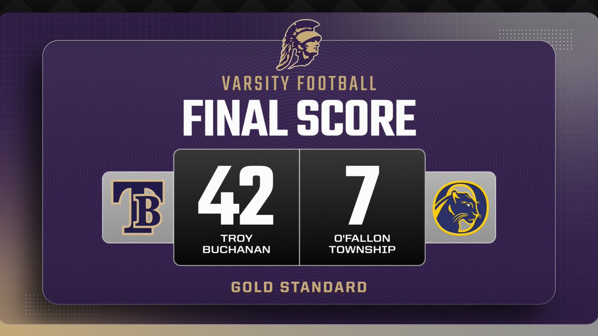 Troy Buchanan Football (@tbhs_football) on Twitter photo 2-0
Great TEAM win!
#GoldStandard 2-0
Great TEAM win!
#GoldStandard