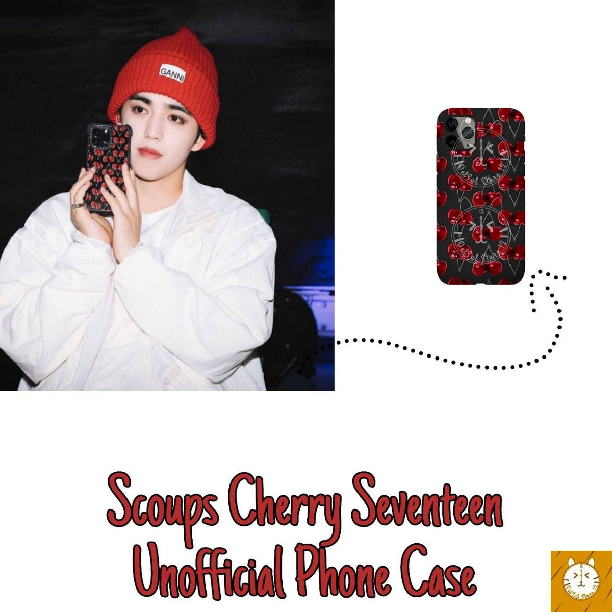 DelSulStore12's tweet photo. Saya menjual [PRE ORDER] Scoups Cherry Seventeen Unofficial Phone Case seharga Rp30.000 - Rp53.000. Ayo beli di Shopee! https://t.co/QwVmtqmk0s https://t.co/JrQKcsRvFE