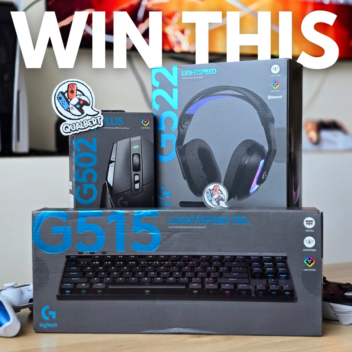 Qualbert1's tweet photo. We're giving away the ultimate gaming setup worth over $800 thanks to @LogitechG_ANZ!

Here's how to enter:
- Follow @Qualbert1 
- Like &amp; repost this
- Bonus entry: join our Discord and react to the #Giveaways post

Winner drawn on 13 Sep 12pm AEST.
Aus residents only. Good luck! https://t.co/yRA6psR01v