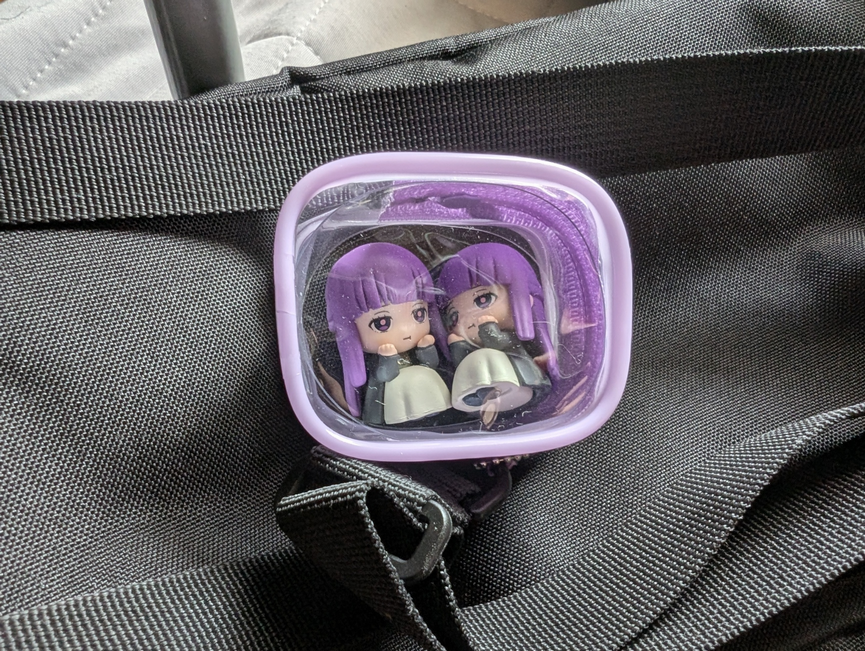 speechapple's tweet photo. まちぼうけシリーズはキーリングできないので簡易に箱に入れてみた
#葬送のフリーレン #フェルン #まちぼうけ https://t.co/y4K7Kj5mXH