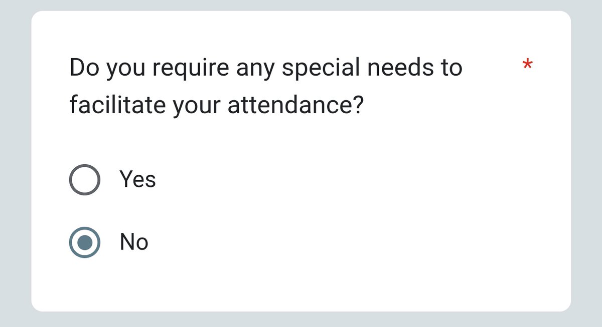 I love that you guys added this question