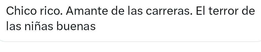¿Cómo le explico al terror del las niñas buenas que ni soy buena y el terror se lo puedo dar yo y no de la manera que él quisiera?