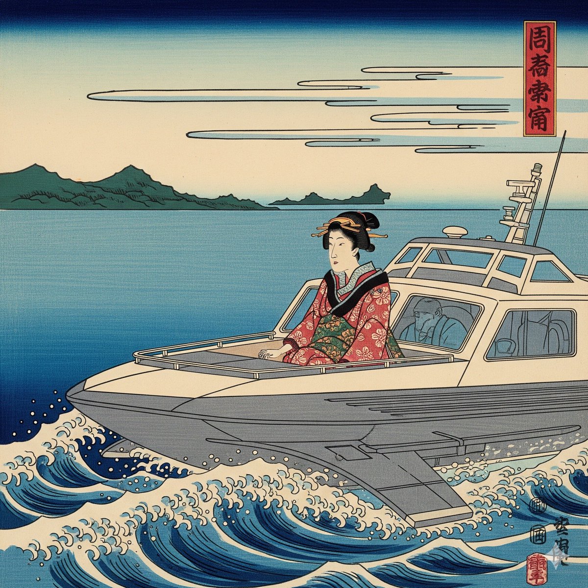 新潟港から佐渡へ向かう江戸庶民