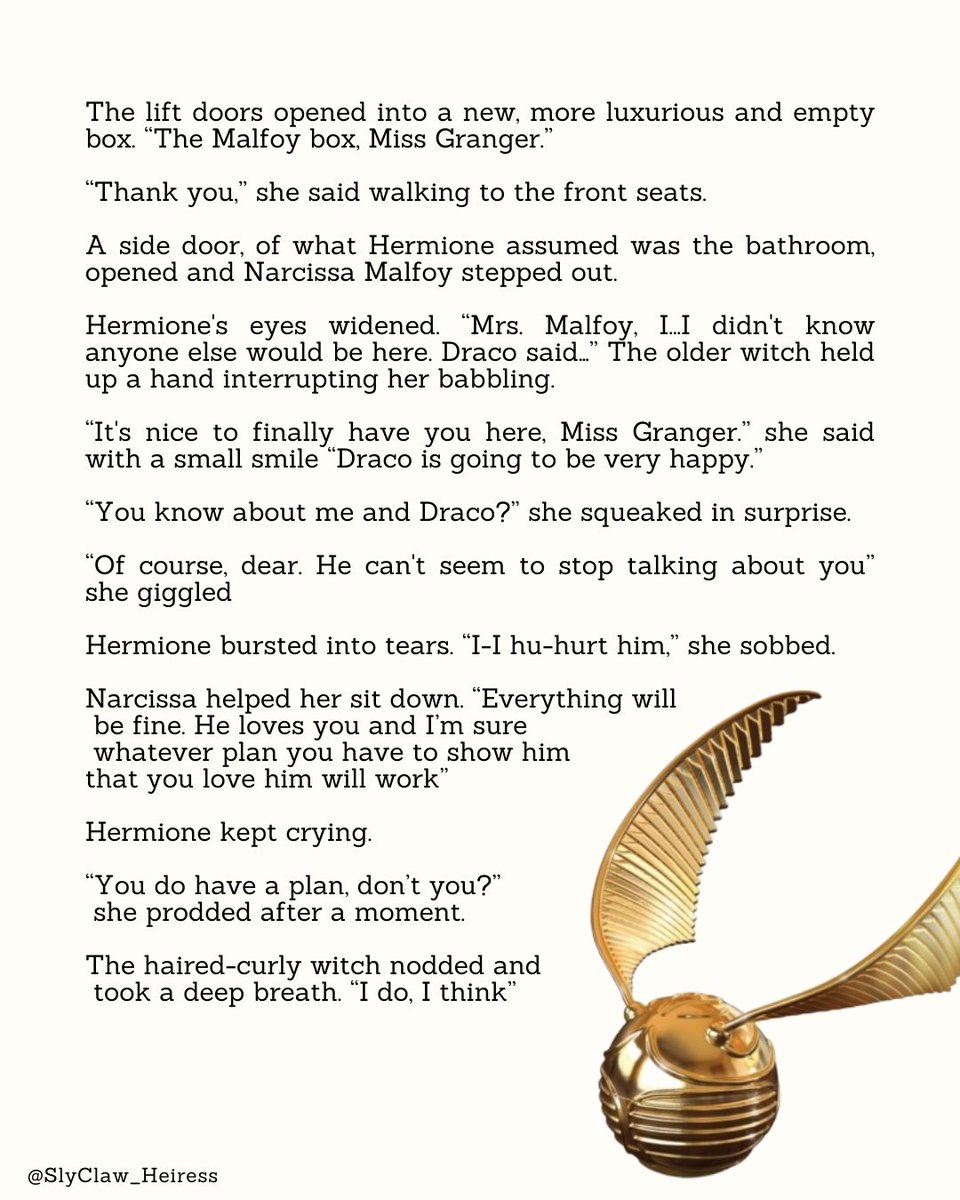 SlyClaw_heiress's tweet photo. #DramioneMonth Day 5 - Quidditch Stadium 1/2

This is a long one🫣

Here's the link in case you prefer ao3: https://t.co/eNsQ0oU6yS https://t.co/FPQ0U5S5Hf