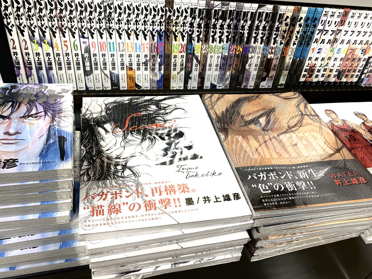 バガボンド画集】 墨 / Water 著:井上雄彦 (講談社) 約19年ぶりの重版