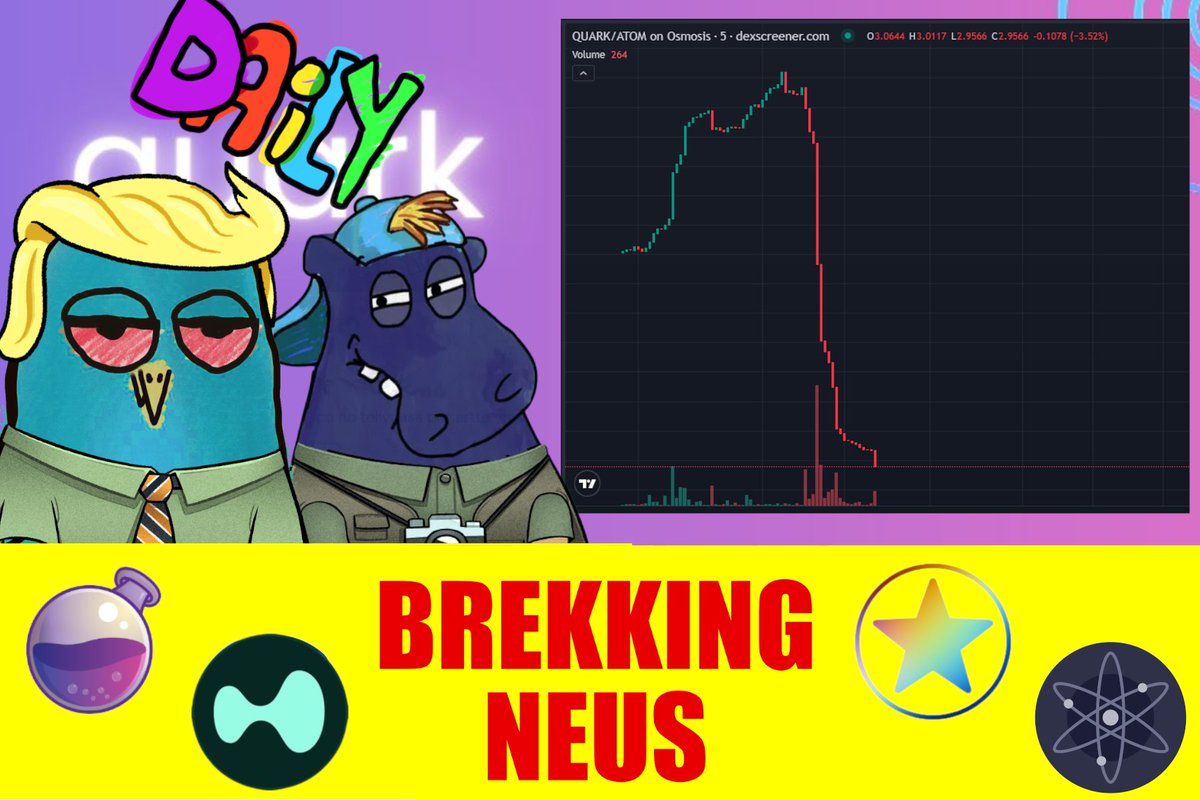 Breaking News: It appears that <a href="/quark_on_cosmos/">quark</a> is the most <a href="/cosmos/">Cosmos - The Interchain ⚛️</a> token ever in the history of comos tokens. 

Unsure exactly what value they are storing here...