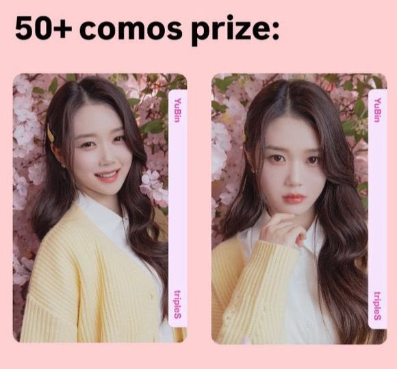soominlenin's tweet photo. tripleS gravity giveaway!

let's get yubin on zenith!! 

different prizes for the amount of comos you use! 

rules
- like &amp; rt
- vote for Zenith #Yubin on day 3
- reply with your screen record voting for yubin + your cosmo id!!

3 different categories = 3 winners! 

+ https://t.co/Zjk2LCy3m7