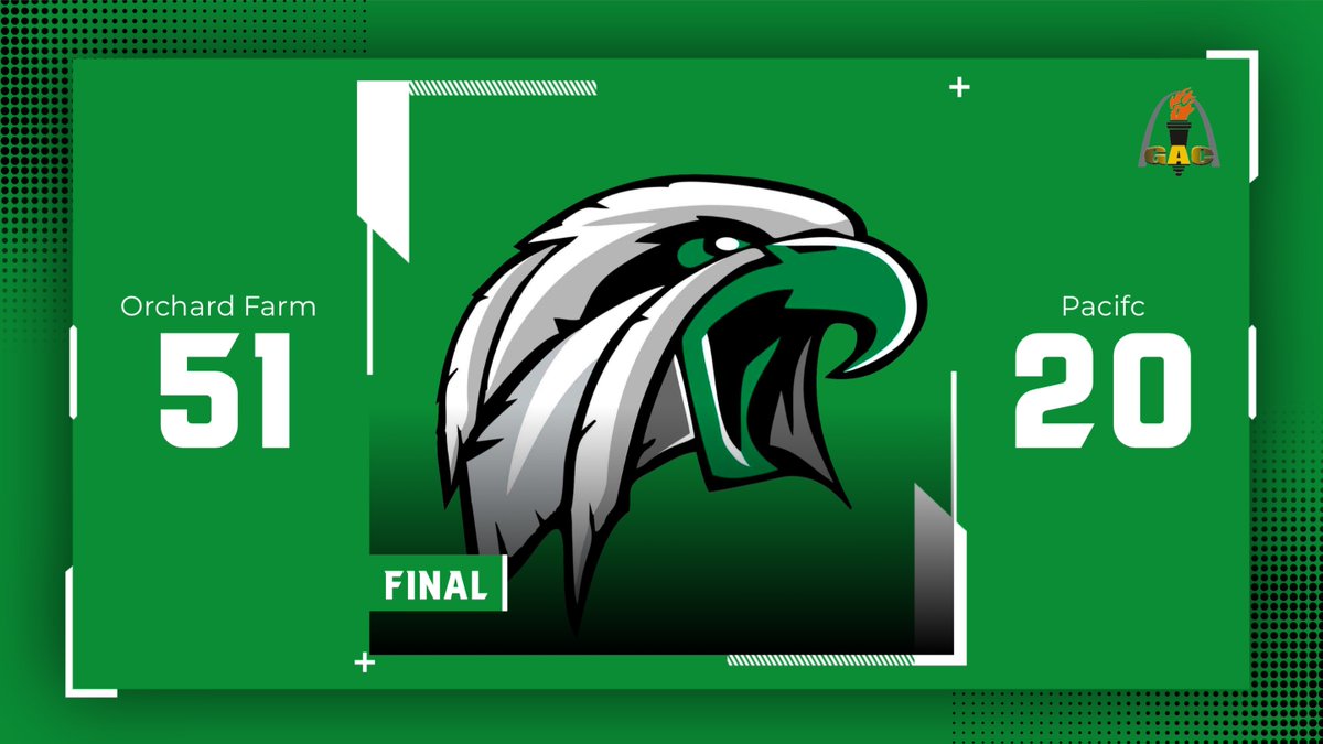 The Eagles win 51-20! Great job boys! #OFPride