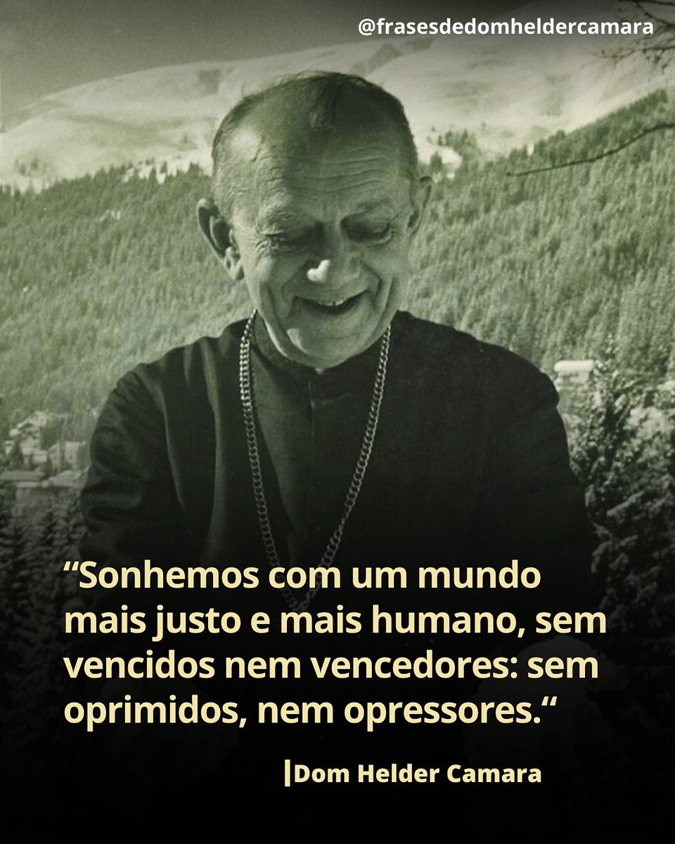 DomHelderC's tweet photo. Um sonho que é também um chamado: construir juntos a paz pela justiça e pelo amor. 💚🙏

#DomHelderCamara #ProfetaDaPaz #JustiçaSocial #SonhoDeDeus #Esperança https://t.co/gacKVOITBS