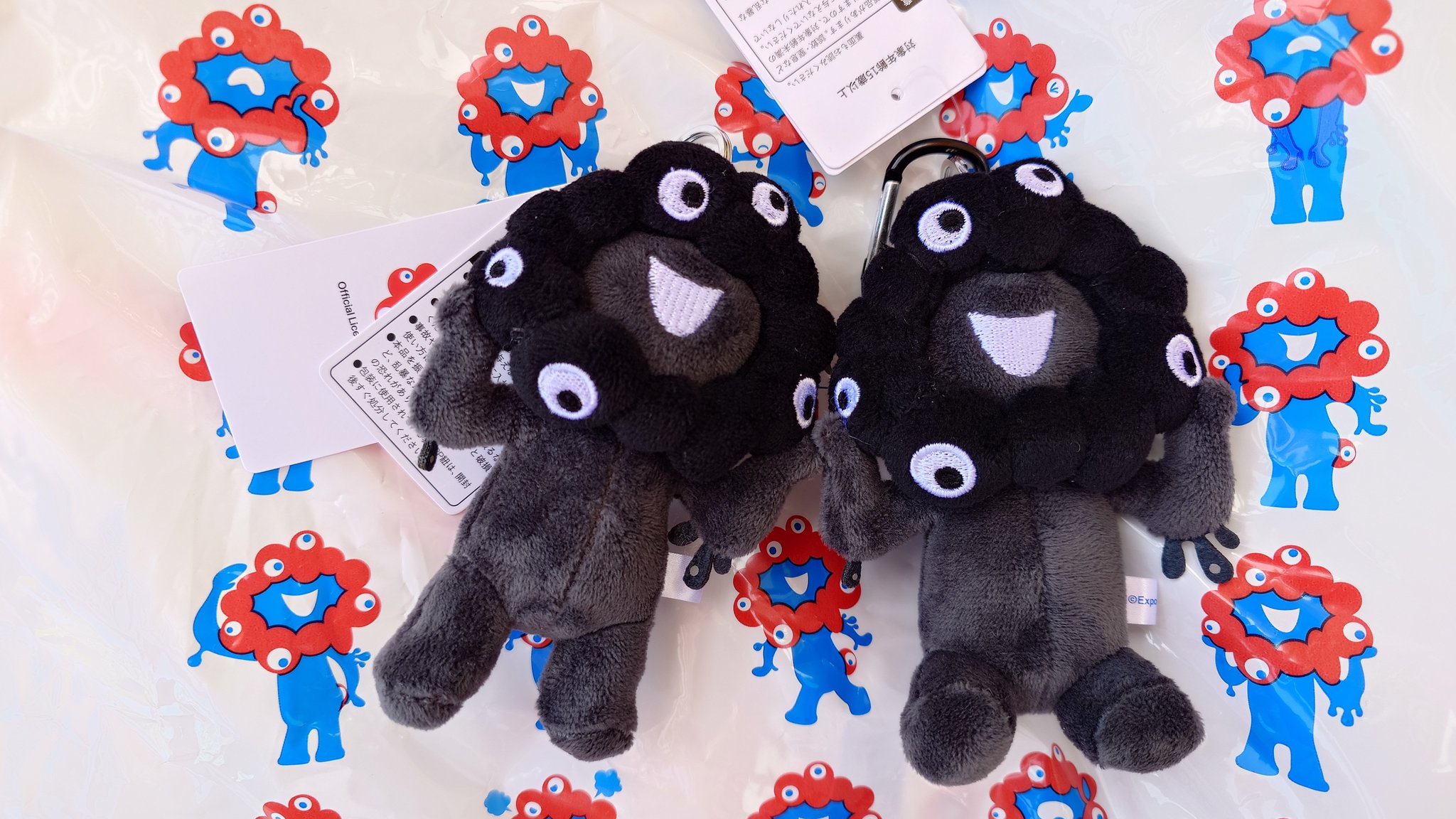 黒ミャクミャク　2点セット 黒ミャクミャク 2体セット