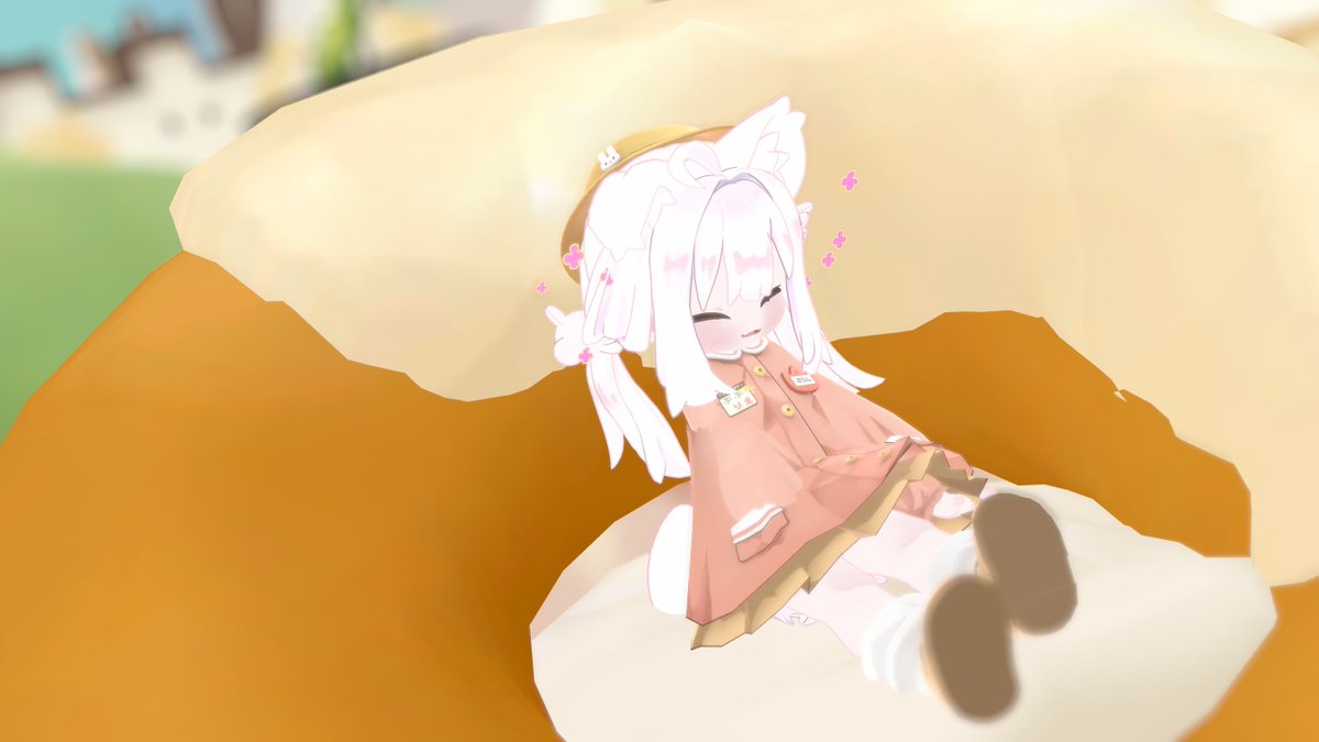 おっきぃドーナツだー！！💕
えへへー！ここでねちゃおっかな💤