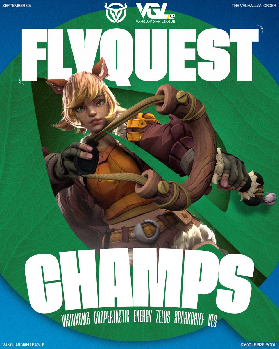 👑🏆 FLYQUEST ARE YOUR VGL SEASON 3 CHAMPIONS! 🏆👑

After 3 weeks of intense season play, they fought their way into the double elimination finale bracket… and now they stand on top of it all. 🔥⚔️

What a journey. What a finale. What a SEASON.
 ALL HAIL THE CHAMPIONS: