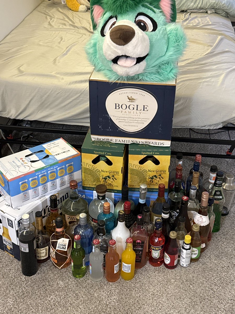 Yall this is my alcohol stash 🥰