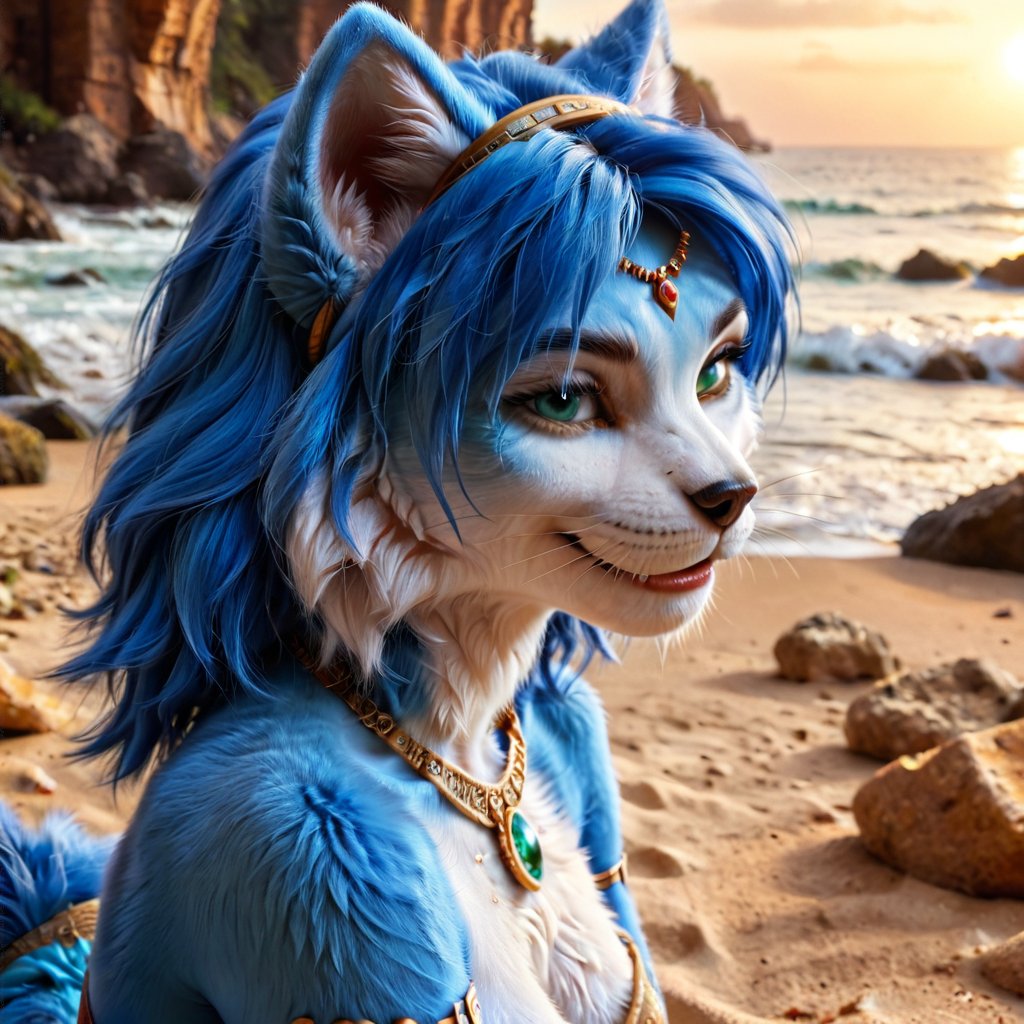 Mo3ulla's tweet photo. #aiartcommunity #aifurryartwork #furryaiart #AIgirl #AIArtwork #furry #furryai #AIPortraitChallenge  grats @Butters_AI  with milestone . small one from me :) i bet you know her https://t.co/mDO2LApwBy