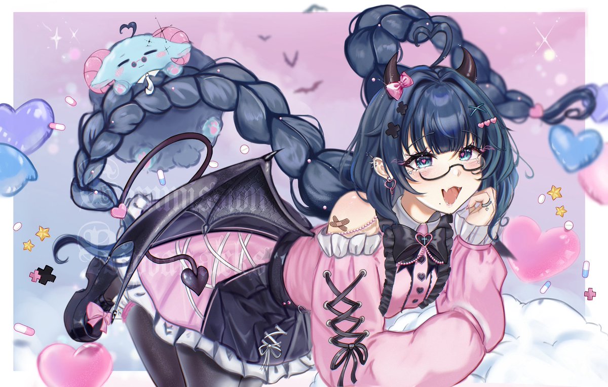 Commission/Denpasekai🤍💗
.
.
.
#comissionart #vtuberart