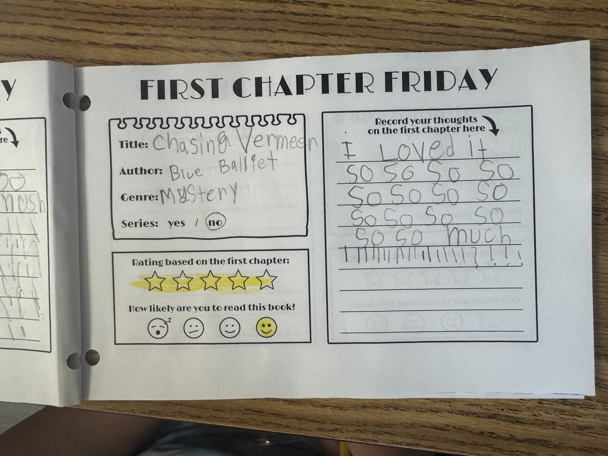 For this week’s First Chapter Friday, we read Chasing Vermeer! This is such a fun way to expose kiddos to books they may not reach for on their own! My kids have been obsessed and literally cheer when I say it’s time to read our chapter! 🥹 #RISDDreamBig #RHESettingSail