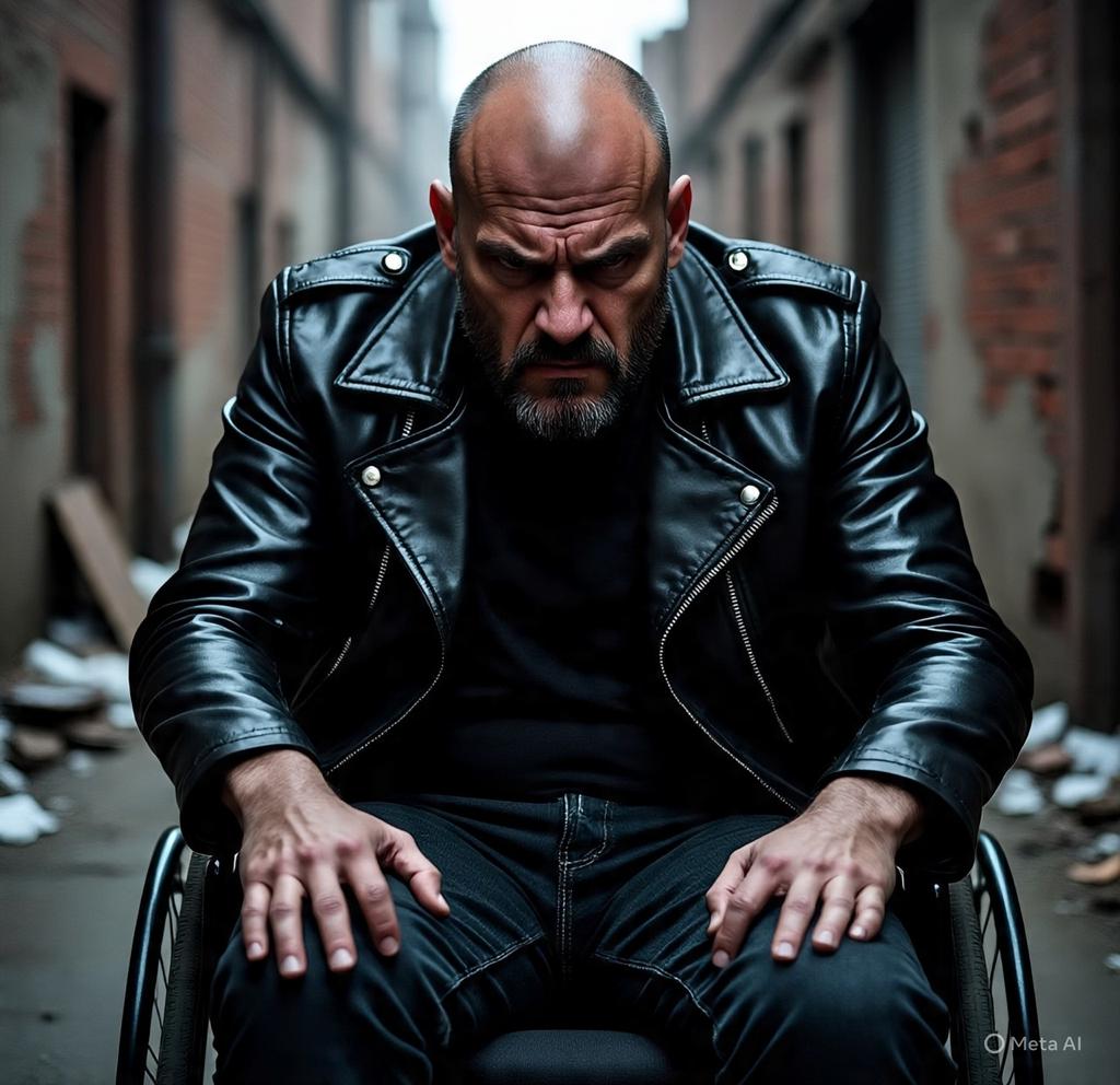 Un señor en silla de ruedas se abrió paso agresivamente en una fila de pacientes. Interrumpió el flujo de otros tan enfermos como él. ¿La condición de discapacidad  justifica la violencia?