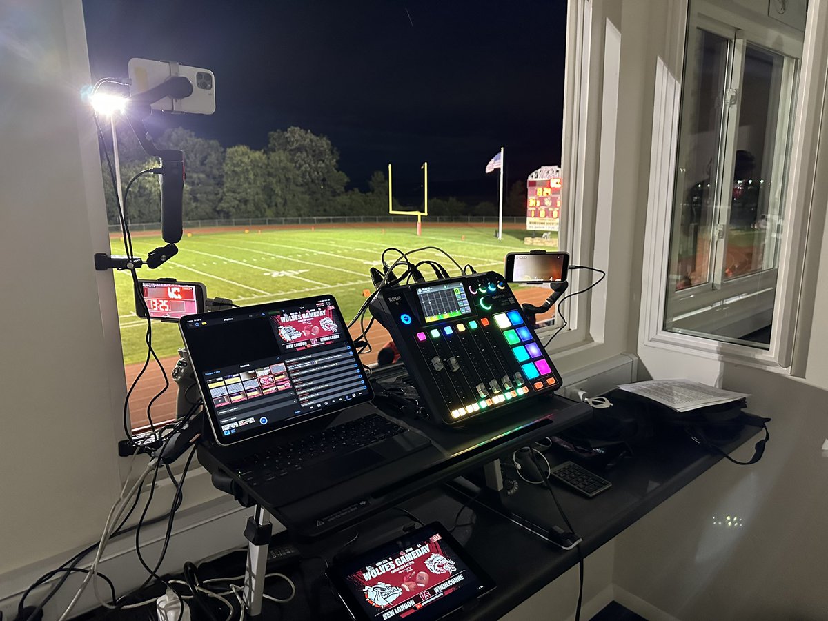 phyxtvpreps's tweet image. This is where Friday Night Lights come to life—graphics, audio, and the call of the game, all powered from the WolvesTV booth. Every snap, every score, every moment.

💻🎚️🎙️ #WolvesTV #FridayNightLights #ForTheWolves #wisfb