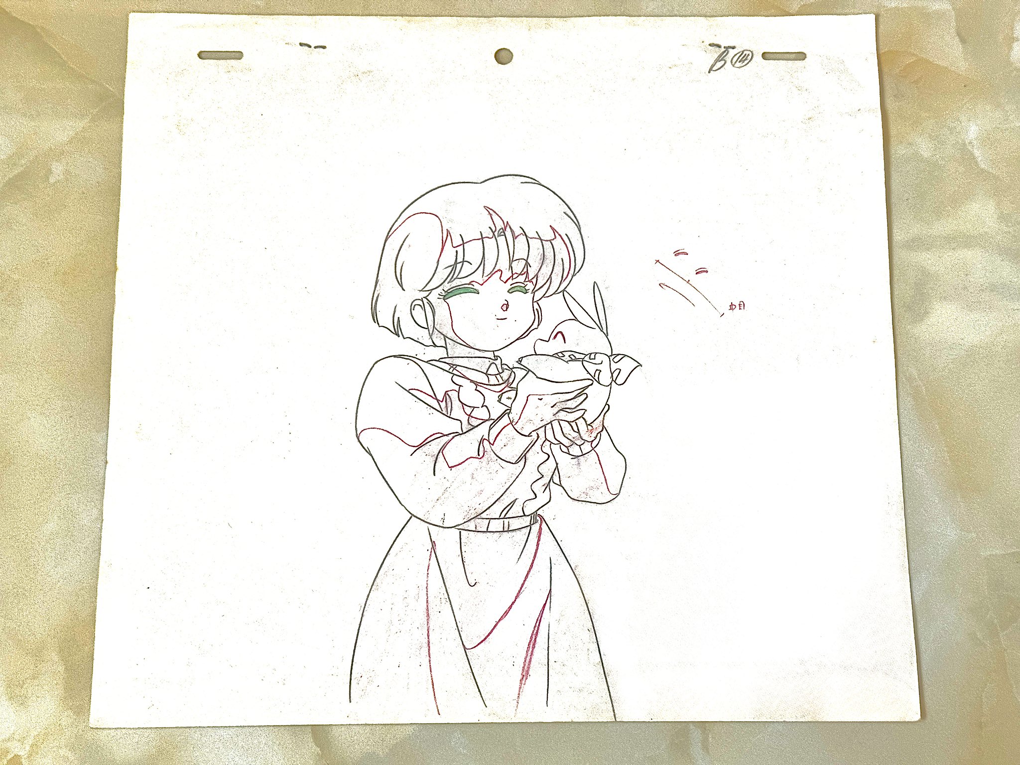 アニマル 1 セル画 らんま1／2セル画（響 良牙）NO 76