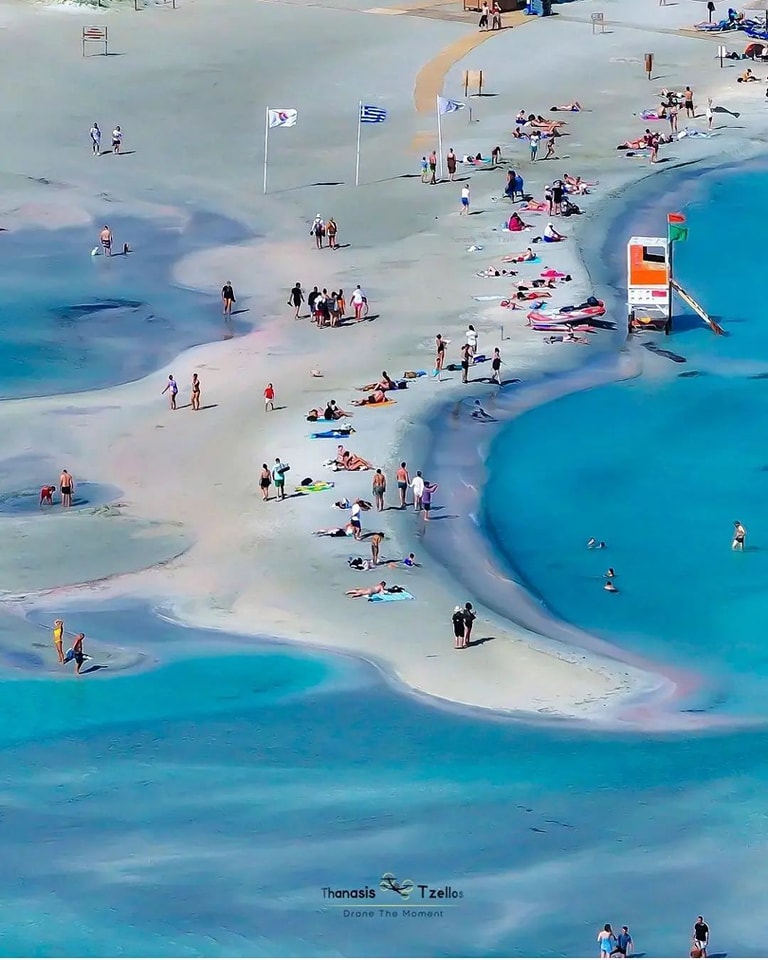 Elafonisi Beach in Chania, Crete